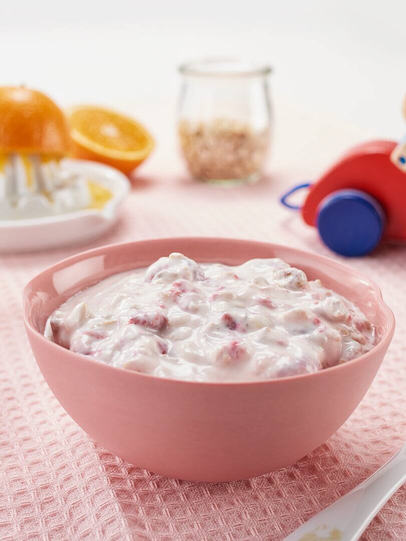 Raspberry and walnut muesli